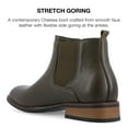 thumbnail image 4 of Vance Co. Mens Landon Tru Comfort Foam Pull-on Round Toe Chelsea Boot, 4 of 8