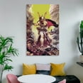 thumbnail image 6 of Frank Frazetta Painting Posters Illustrator Poster Canvas Wall Art Poster Decorative Bedroom Modern Home Print Picture Artworks Posters 12x18inch(30x45cm), 6 of 6