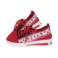 thumbnail image 5 of American Flag Shoes Women's Fashion Sneaker Sports Running Shoes Causal Travel Walking Flat Shoe Breathable, 5 of 8