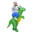 thumbnail image 3 of Disfraz Premium Disfraz de dinosaurio inflable para montar en 3D, disfraz de Halloween, traje de Cosplay (L Ygjytge multicolor Adulto Única para Unisex, 3 of 8
