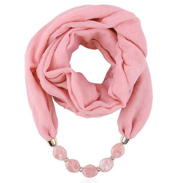 DPTALR Collier Pendentif en Coton et Lin pour Femmes Foulard Style Ethnique Douce