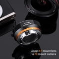 thumbnail image 3 of Adaptador de montura de objetivo K&F Concept Auto Focus EF/EF-S a FX, 3 of 9