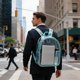 thumbnail image 4 of CaiYueKe Clear PVC Backpack Transparent Stadium Backpack for College Travel Events Large Capacity Waterproof Lightweight Breathable Backpack for Laptop Work Commuter, 4 of 7