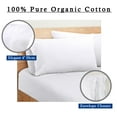 thumbnail image 3 of ROYALE LINENS 300 Thread Count 100% Long Staple Combed Cotton Pillowcases Set of 2 - Ultra Soft - King Bed Pillow Cover - 20"x40" - Breathable, Cool & Crisp Percale White Pillow Cases (King, White), 3 of 9