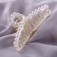 thumbnail image 4 of Pinza de pelo de perla geométrica hueca coreana para mujer, pinza de pelo de cola de caballo grande (D) Likrtyny Para estrenar, 4 of 8