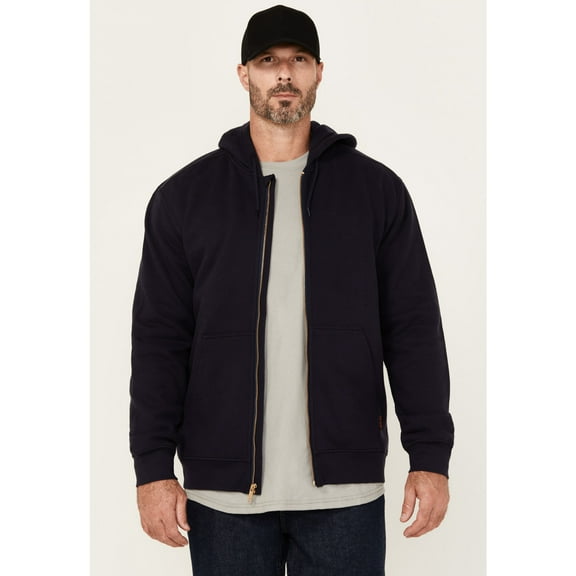 Hawx Work Gear Men's Fr Fleece Hooded Jacket - HXFRFA24K03-NVY XX-
