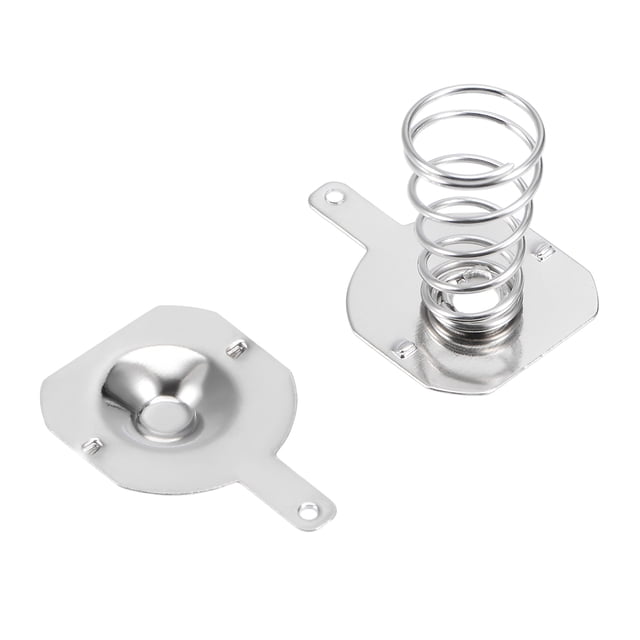 Unique Bargains 20Pairs 18650 Battery Negative to Positive Conversion Spring Contact 16.5mmx16mm