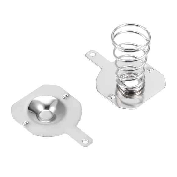 Unique Bargains 20Pairs 18650 Battery Negative to Positive Conversion Spring Contact 16.5mmx16mm