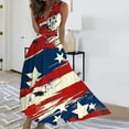 thumbnail image 1 of Qiopertar Robe d'Été Imprimée Décontractée Sans Manches Col en V pour Femmes en Solde Livraison Gratuite à Moins de 5$ jusqu'à 90 % de Réduction, 1 of 5