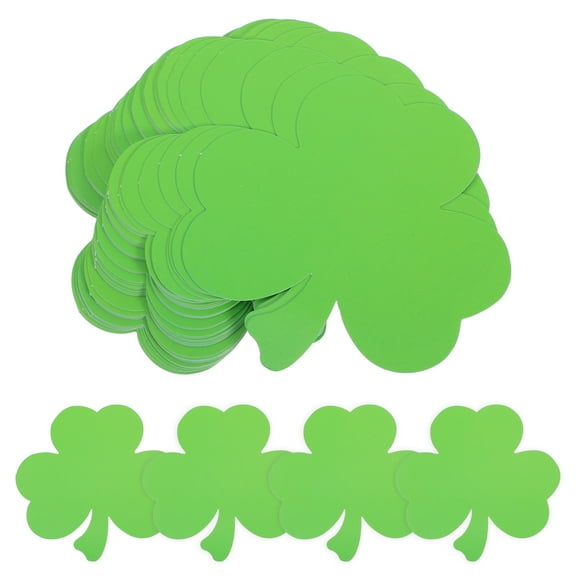 TABLZONE Light Shamrock Cutouts 300g Copper Plate Paper for Playing and Classroom Decoration