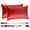 Dark Red, variant on 100% Cotton Body Pillow Case, Deep Dream 20x54 Body Long Pillow Pillowcases Sateen Weave, 600 Thread Count Hotel Luxury Soft and Breathable Envelope Closure Pillow Covers,White