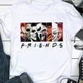 thumbnail image 5 of Friends T Shirt Best Stephen King Horror Characters Printed Cartoon Women Fashion Tops Oversized Tee Halloween Clothes Women, 5 of 9