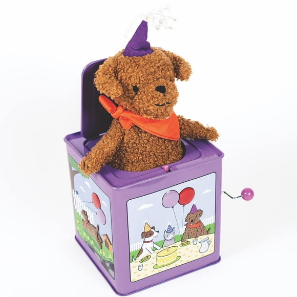 Jack Rabbit Creations Inc. Jack Rabbit Creations Birthday Puppy Jack In The Box Toy - Ages 3+