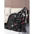 thumbnail image 5 of Yibo 60th Birthday Gifts for Women Blanket Flannel Soft and Comfortable Anti-static Bed Sofa Blanket, 5 of 6