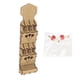 thumbnail image 5 of Porta dardos ligero de madera maciza que muestra un elegante y práctico expositor de dardos. 374 cm de altura, 5 of 9