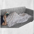 thumbnail image 6 of Pastel Soft Flannel Fleece Throw Blanket, Cats Ride a Bicycle with Flowers Clouds Hearts and Butterflies Shape, Cozy Plush for Indoor and Outdoor Use, 50" x 70", Baby Pink and Pale Blue, by Ambesonne, 6 of 6