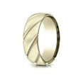 thumbnail image 2 of Benchmark� 14k Gold Comfort Fit Satin Finished Swirl Pattern Design Wedding Band Ring, 2 of 9