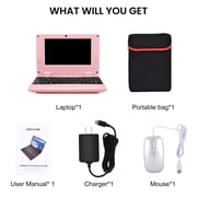 7inch Portable Small Laptop, Android 12 Quad Core with 2GB RAM 32GB ROM Mini Laptop Notebook for Kids,Ideal Gift for Children 's Learning and Entertainment