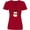 Red, variant on Inktastic Penguin Xmas Women's V-Neck T-Shirt