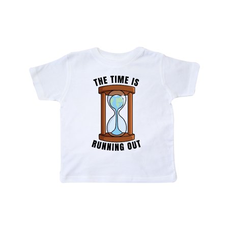 

Inktastic The Time is Running Out with Hourglass Gift Toddler Boy or Toddler Girl T-Shirt