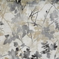thumbnail image 2 of Mist Floral Window Curtain Panel: 50" x 84", Lined Blackout 8 Grommet Panel, 2 of 2