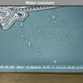 thumbnail image 6 of Ambesonne Nautical Place Mats Set of 4, Embellish Whale, Standard Size, Slate Blue and White, 6 of 6