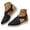 Black, variant on Dakaela Womens Wedges Sandals Closed Pointy Toe Platform Slip on Espadrille Elastic Criss Crooss Straps Slingback Summer Dressy Clogs Shoes Beige 6