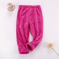 thumbnail image 2 of RUTAYY Toddler Boys Girls Flannel Clothes Pants Winter Warm Soft Fuzzy Homewear With Plush Sweatpants Trouser Stylish Infants Pants, 2 of 4
