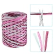 thumbnail image 4 of Uxcell 219 Yards Raffia Ribbon Raffia Craft Ribbon Paper Twine Wrapping Ribbon, Red/Rose Red, 4 of 7