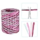 thumbnail image 4 of Cinta de Raffia de 219 Yardas Uxcell, Cinta de Manualidades de Raffia, Cinta de Papel para Envolver, Roja/Rosa Rosa, 4 of 7