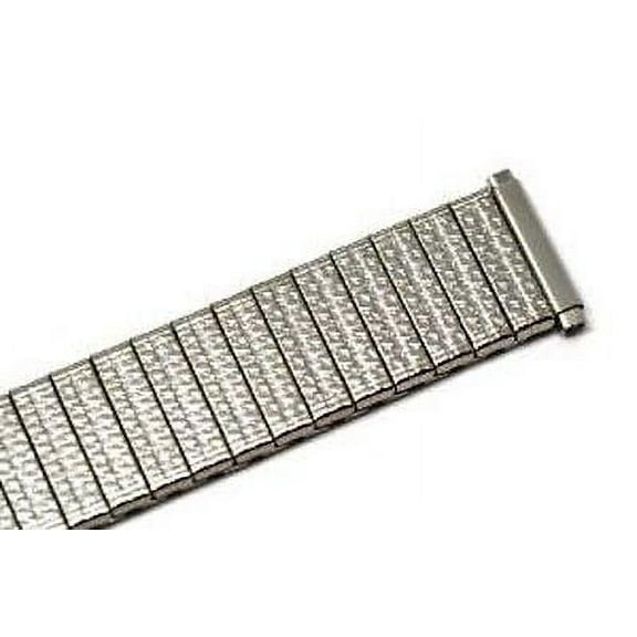 SPEIDEL 16-21MM  SILVER TWIST O FLEX EXPANSION WATCH BAND STRAP 5.8 inches long