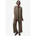 thumbnail image 4 of Jessica London Women's Plus Size Knit Palazzo Pant Wide Leg Stretch Dress Pants, 4 of 4