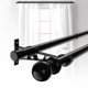 thumbnail image 1 of Barras de cortina dobles para ventanas de 16 a 36 pulgadas diámetro 1 pulgada opacas doble barra resistentes ajustables decorativas de 28 a 88 pulgada, 1 of 6