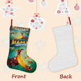 thumbnail image 3 of Rayman Legends Tema: Calcetines de Navidad, fino lino blanco para colgar en escaleras y chimenea, decoración navideña para el hogar, regalo de Navidad. 45cm × 32cm, 3 of 5