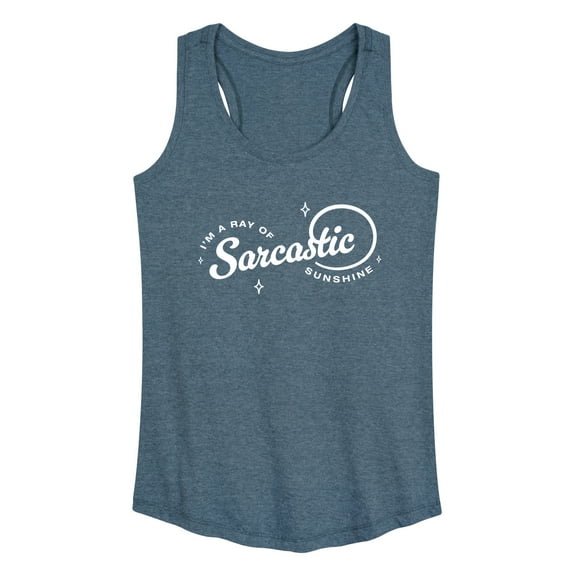 Instant Message - Ray Of Sarcastic Sunshine - Women's Racerback Tank Top