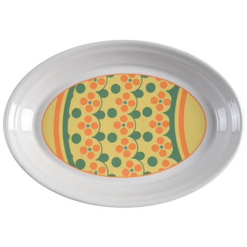Open Box Fiesta Tableware Company Fiesta Easter Egg 9" Oval Serving Platter 12262169