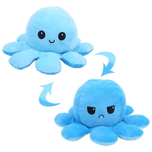 Juguetes de peluche, muñeco de peluche de pulpo, muñeco de peluche reversible para bebé, muñeco de peluche de pulpo de alto rendimiento