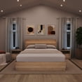 thumbnail image 2 of Nexera 4 Piece Bedroom Set with Slatted Bedframe, Headboard with Integrated Light, 2 of 5