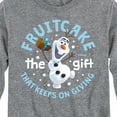 thumbnail image 3 of Frozen 2 - Olaf Fruitcake - Toddler And Youth Long Sleeve Graphic T-Shirt, 3 of 5