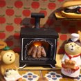 thumbnail image 3 of Wosthever Casa de muñecas con simulación en miniatura, chimenea iluminada, simulación de mini chimenea iluminada Decoración del hogar, 3 of 6