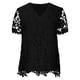 thumbnail image 4 of Camiseta de verano sin mangas holgada con cuello cuadrado y pliegues para mujer - Camiseta informal con dobladillo curvo - Mezcla de poliéster y spandex, 4 of 5
