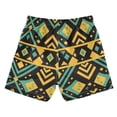thumbnail image 2 of Aztec Geometric Abstract Pattern Swim Trunks Quick Dry Beach Pool Board Shorts Lightweight Stylish Print Sizes 2T to XL, 2 of 8