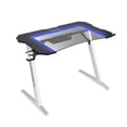 thumbnail image 6 of Gaming Desk with Multicolored LED Lights, Computer Desk with Cup Holder, 3 USB Ports, Gaming Table with Tempered Glass and Steel Legs for Living Room Office, 45.75"L x 29"W x 29.5"H, 6 of 6