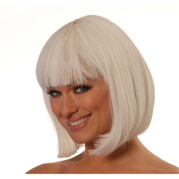 Wicked Wigs 812223010724 Femmes Charme Neige - Perruque Blanche