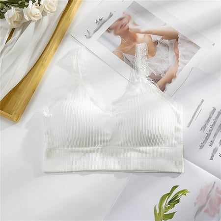GENGING Up to 65% Off Fashion Women Sexy Bra Fall Tops Solid Vest Camisole Breathable Push Up Tops Underwear