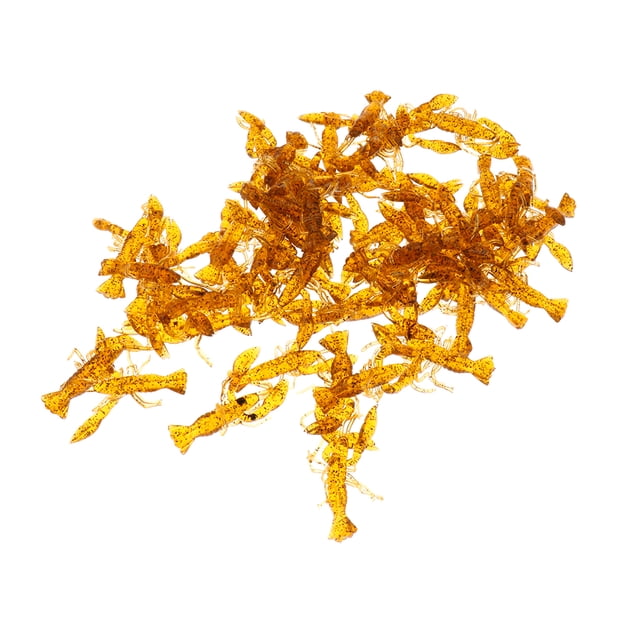 50x Cebo Duro Suave Suave en Cangrejo Pesca Pescador Diversión marrón Sunnimix Señuelos de pesca de cangrejos de río