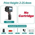 thumbnail image 2 of Handheld Inkjet Printer 12.7mm with Fast-Drying Ink for Text QR Barcode Batch Number Logo ,Easy to Operate, 2 of 7