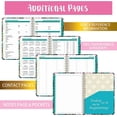 thumbnail image 3 of Diary 2023 -week To View ,weekly Monthly Planner With Monthly Tabs ,jan 2023 To Dec 2023 Diary Hardcover With Stickers, Inner Pocket,100gsm Thick Pape, 3 of 5