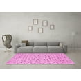thumbnail image 3 of Ahgly Company Indoor Rectangle Abstract Pink Contemporary Area Rugs, 7' x 9', 3 of 4