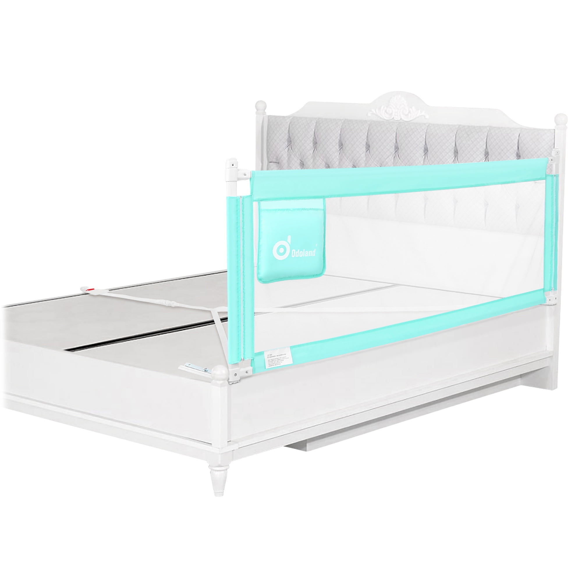 Bed Rails for Toddlers Extra Long Twin Full Queen King Size Baby Infants Safety Guardrail with Reinforce Anchor Safety System 1 Side 58Lx27H 